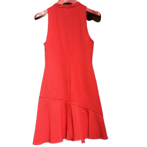 JULIA JORDAN | Tie Neck Ruffle Dress - Watermelon - Size 6 | NWT - Picture 3 of 4